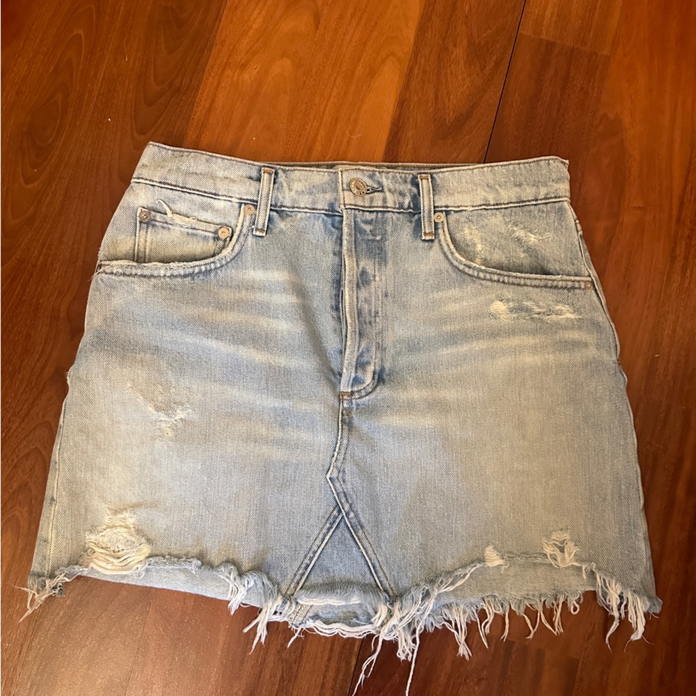 Agolde Denim Mini Skirt | Size 29